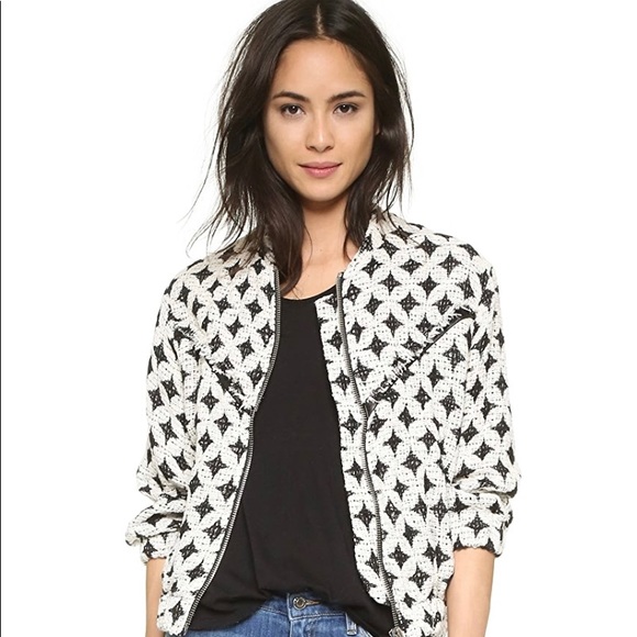 IRO Jackets & Blazers - IRO Ferdy black and white jacket. Size 38 (6 U.S.)